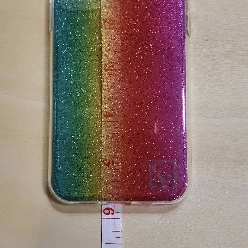 iPhone 11 Pro Sparkle Neon Rainbow Cellphone Case